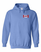 Made in Canada Flag Background Left Chest and Back Pullover - Unisex