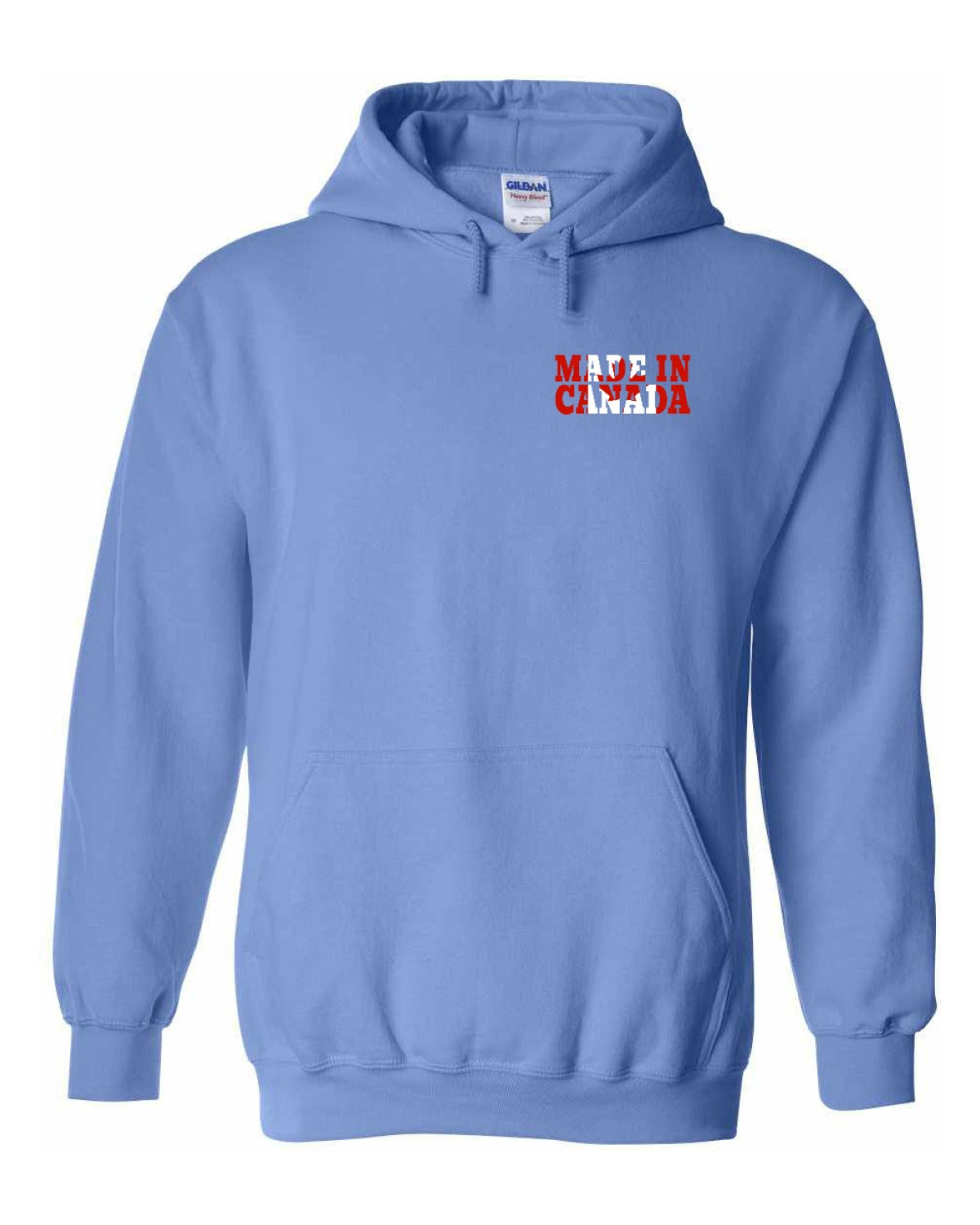 Made in Canada Flag Background Left Chest Pullover - Unisex