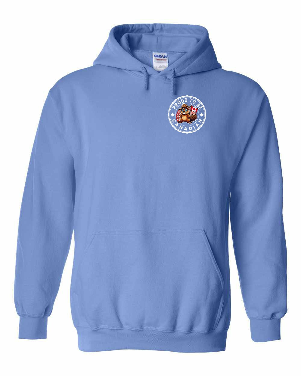Proud to be Canadian Beaver Left Chest and Back Pullover