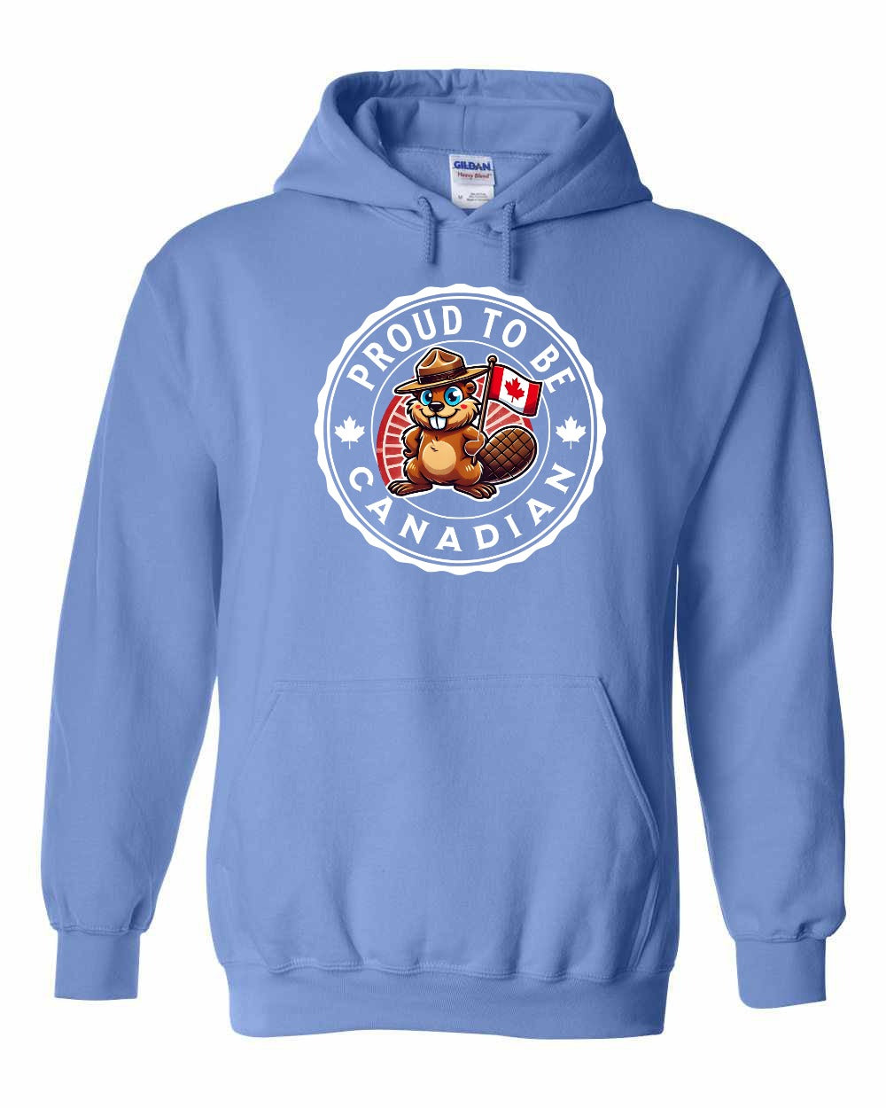 Proud to be Canadian Beaver Full Pullover - Gildan Canada (sewn Internationally)