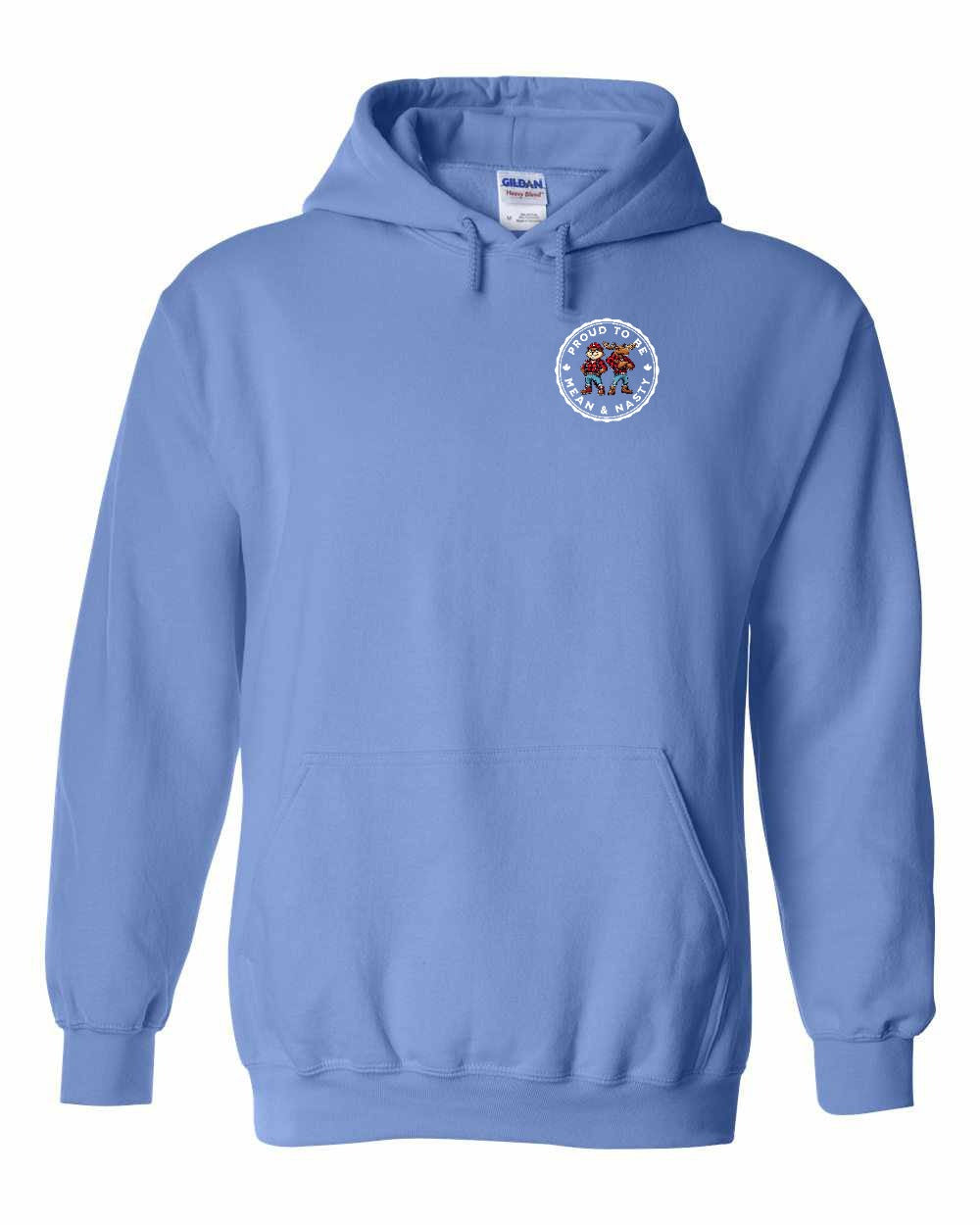 Proud Mean & Nasty Beaver and Moose Left Chest and Back Pullover - Unisex