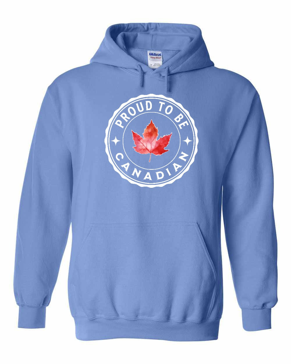 Proud to be Canadian leaf Full Front Pullover Hoodie