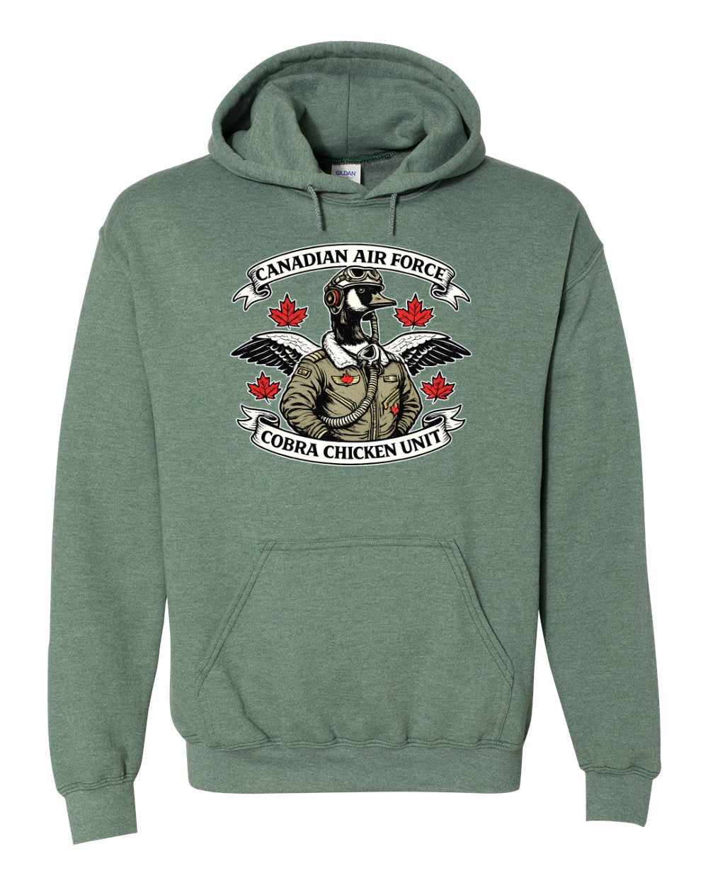 Cobra Chicken Air Force  Pullover Hoodie - Unisex
