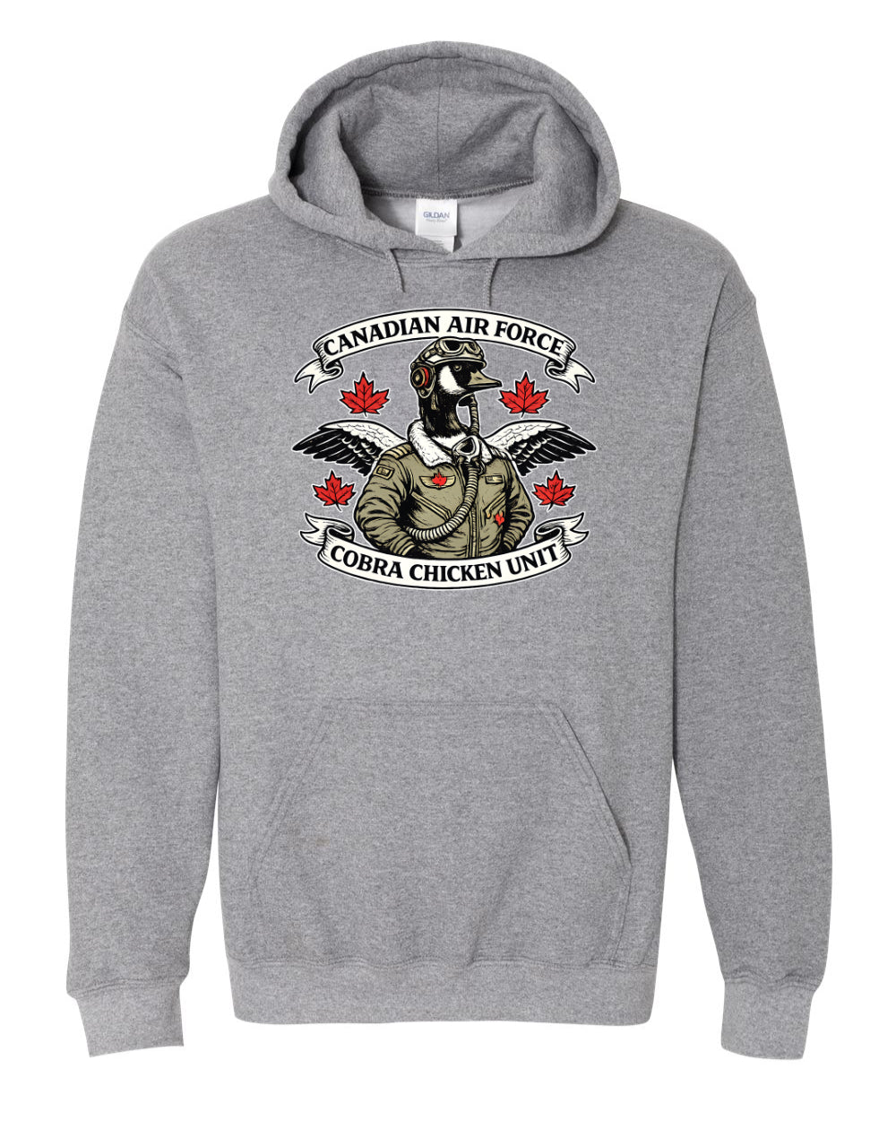 Cobra Chicken Air Force  Pullover Hoodie - Unisex