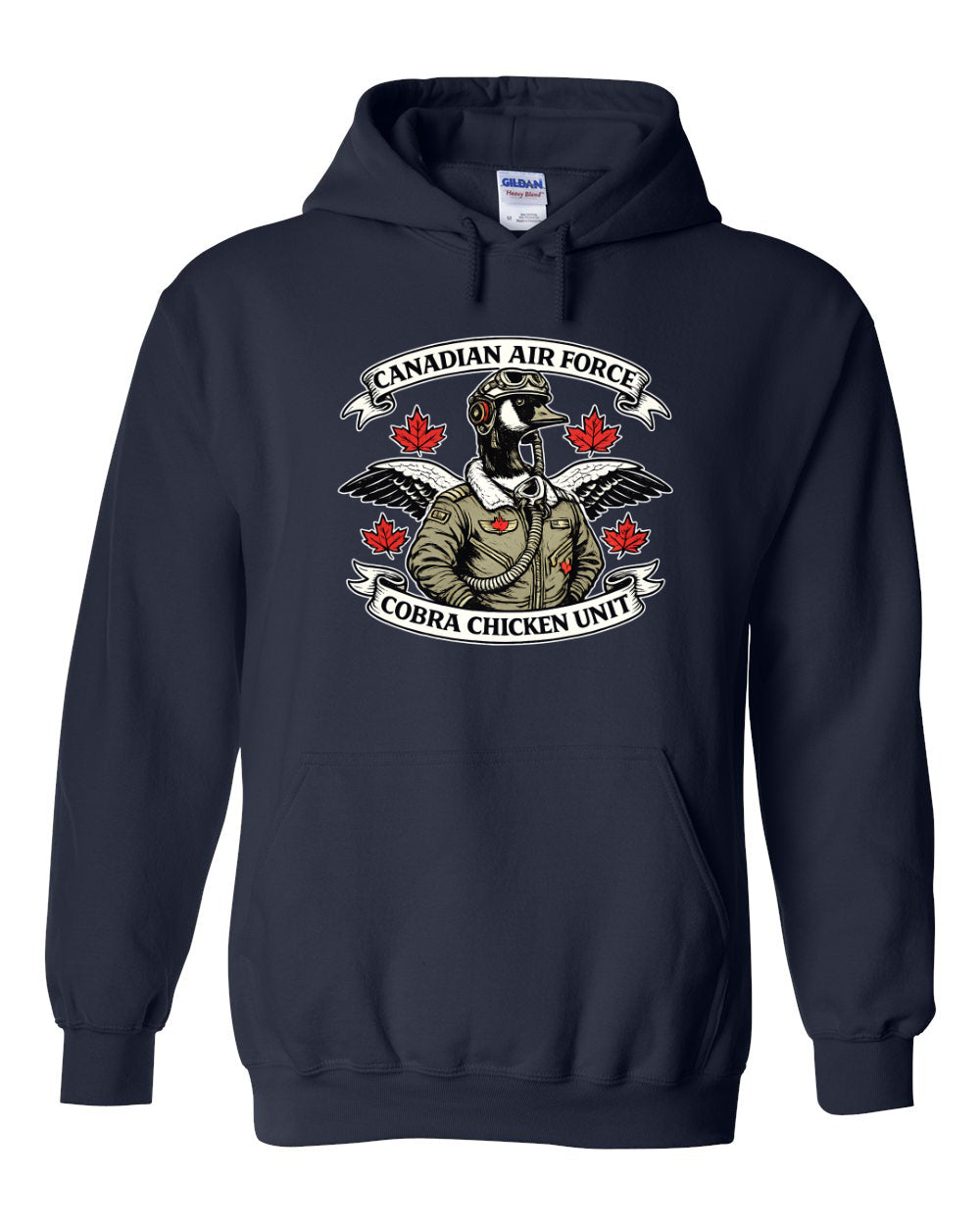Cobra Chicken Air Force  Pullover Hoodie - Unisex