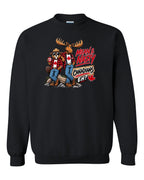 Mean and Nasty New Full Front Crewneck Sweatshirt in Black