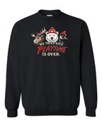 We Tried Nice New Full Front Crewneck Sweatshirt in Black