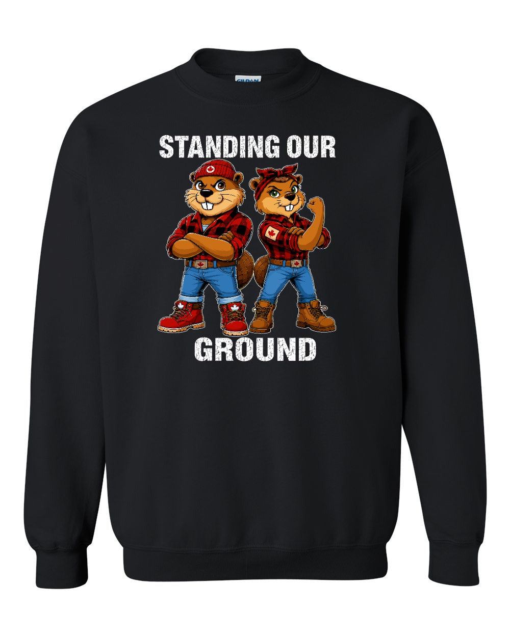 Standing Our Ground Crewneck Sweatshirt in Black