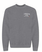 Canadian Girl Forever And Always Left Chest  Crewneck Sweatshirt - Unisex