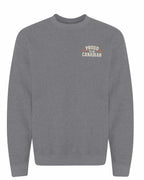 Proud To Be Canadian Sign Left Chest  Crewneck Sweatshirt - Unisex