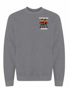 Standing Our Ground Left Chest Crewneck Sweatshirt in Graphite Heather