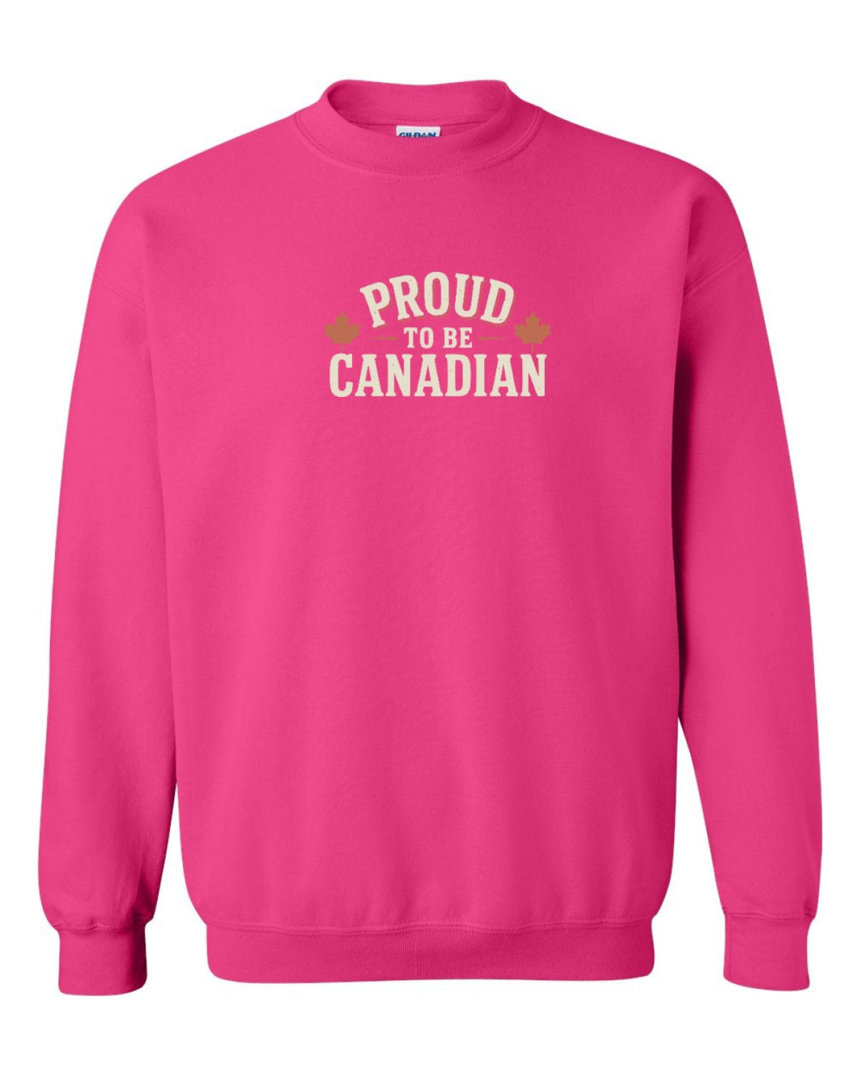 Proud To Be Canadian Sign   Crewneck Sweatshirt - Unisex