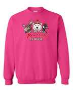 We Tried Nice New Full Front Crewneck Sweatshirt in Pink