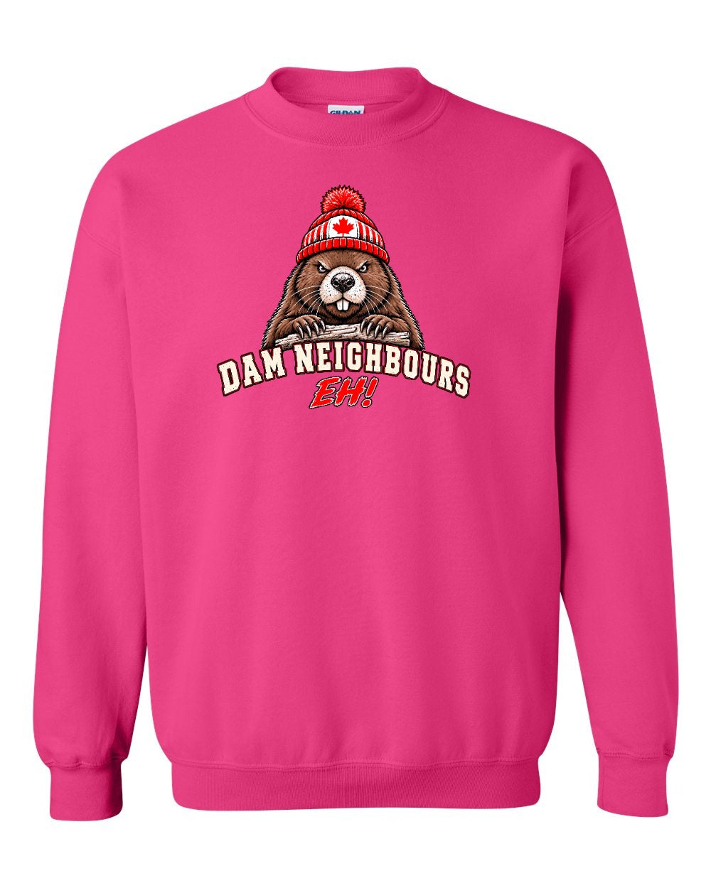 Dam Neighbours Full Front Crewneck Sweatshirt