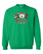 We Tried Nice New Full Front Crewneck Sweatshirt in Irish Green