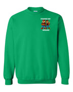Standing Our Ground Left Chest Crewneck Sweatshirt in Irish Green