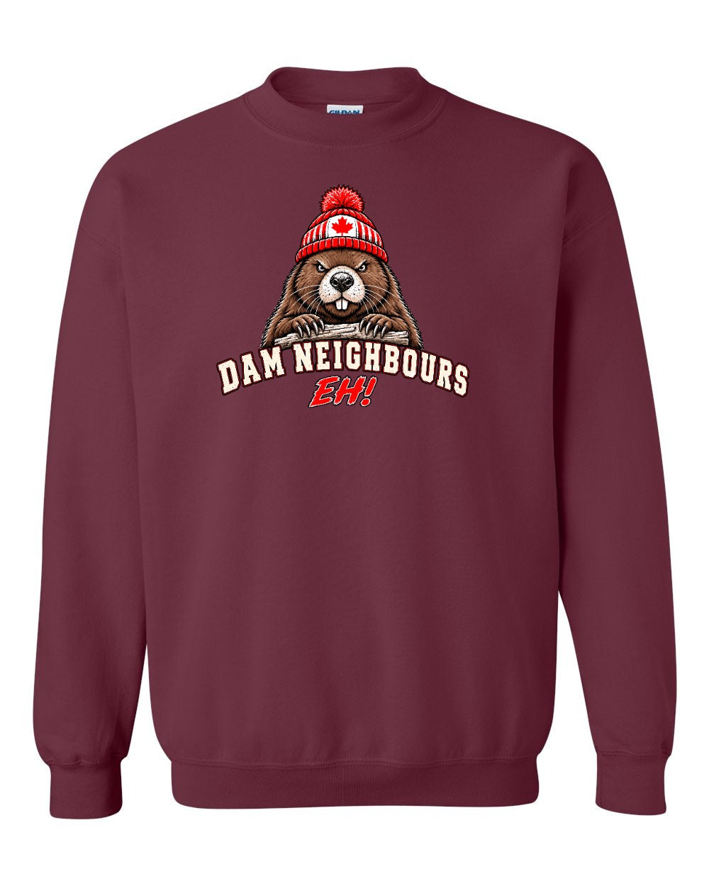 Dam Neighbours Full Front Crewneck Sweatshirt