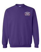 Canadian Born & Raised Sign Left Chest  Crewneck Sweatshirt - Unisex