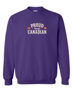 Proud To Be Canadian Sign   Crewneck Sweatshirt - Unisex
