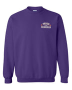 Proud To Be Canadian Sign Left Chest And Back  Crewneck Sweatshirt - Unisex