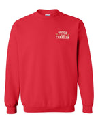 Proud To Be Canadian Sign Left Chest And Back  Crewneck Sweatshirt - Unisex