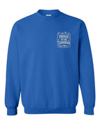 Proud To Be Canadian Folk Left Chest  Crewneck Sweatshirt - Unisex
