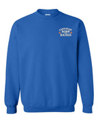 Canadian Born & Raised Sign Left Chest And Back  Crewneck Sweatshirt - Unisex