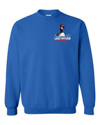Lake Patrol Left Chest and Back Crewneck Sweatshirt in Royal