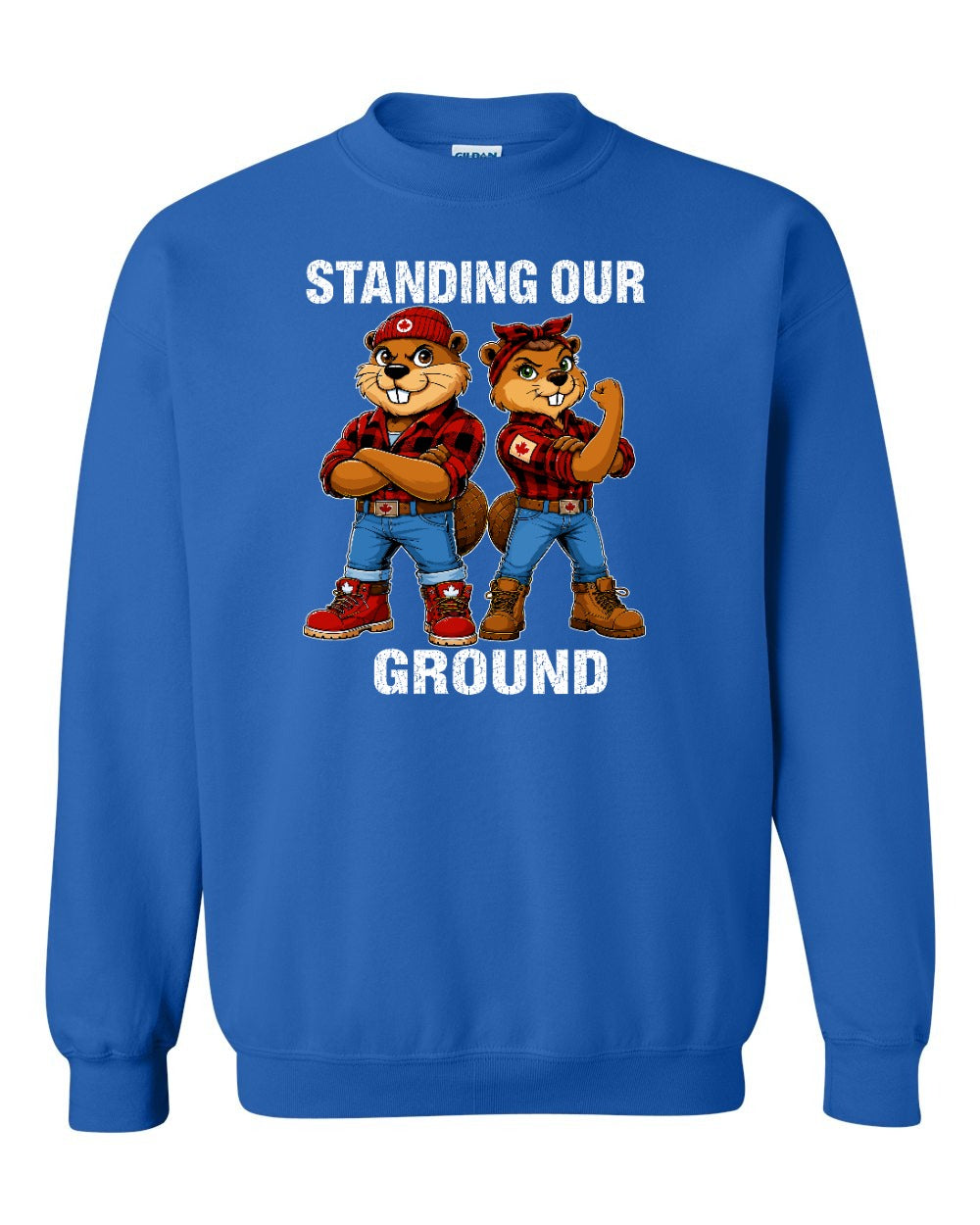 Standing Our Ground Crewneck Sweatshirt in Royal