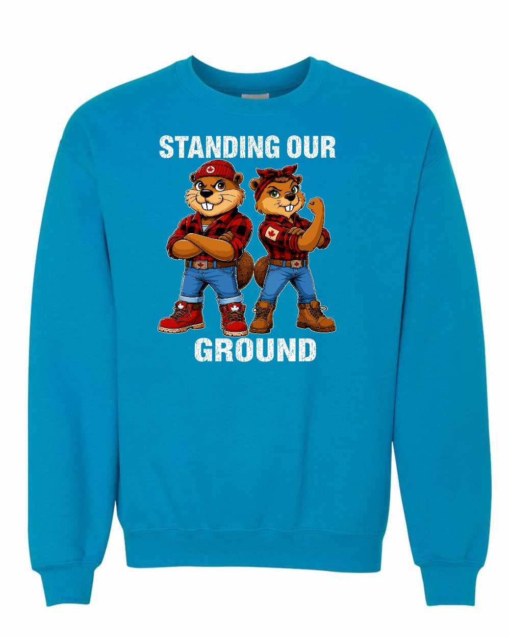Standing Our Ground Crewneck Sweatshirt in Sapphire