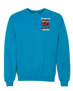 Standing Our Ground Left Chest Crewneck Sweatshirt in Sapphire