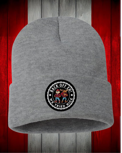 Back Off design Toque