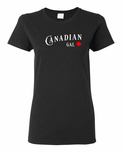 Canadian Gal Full Front Women's Tee - Gildan Canada (sewn Internationally)