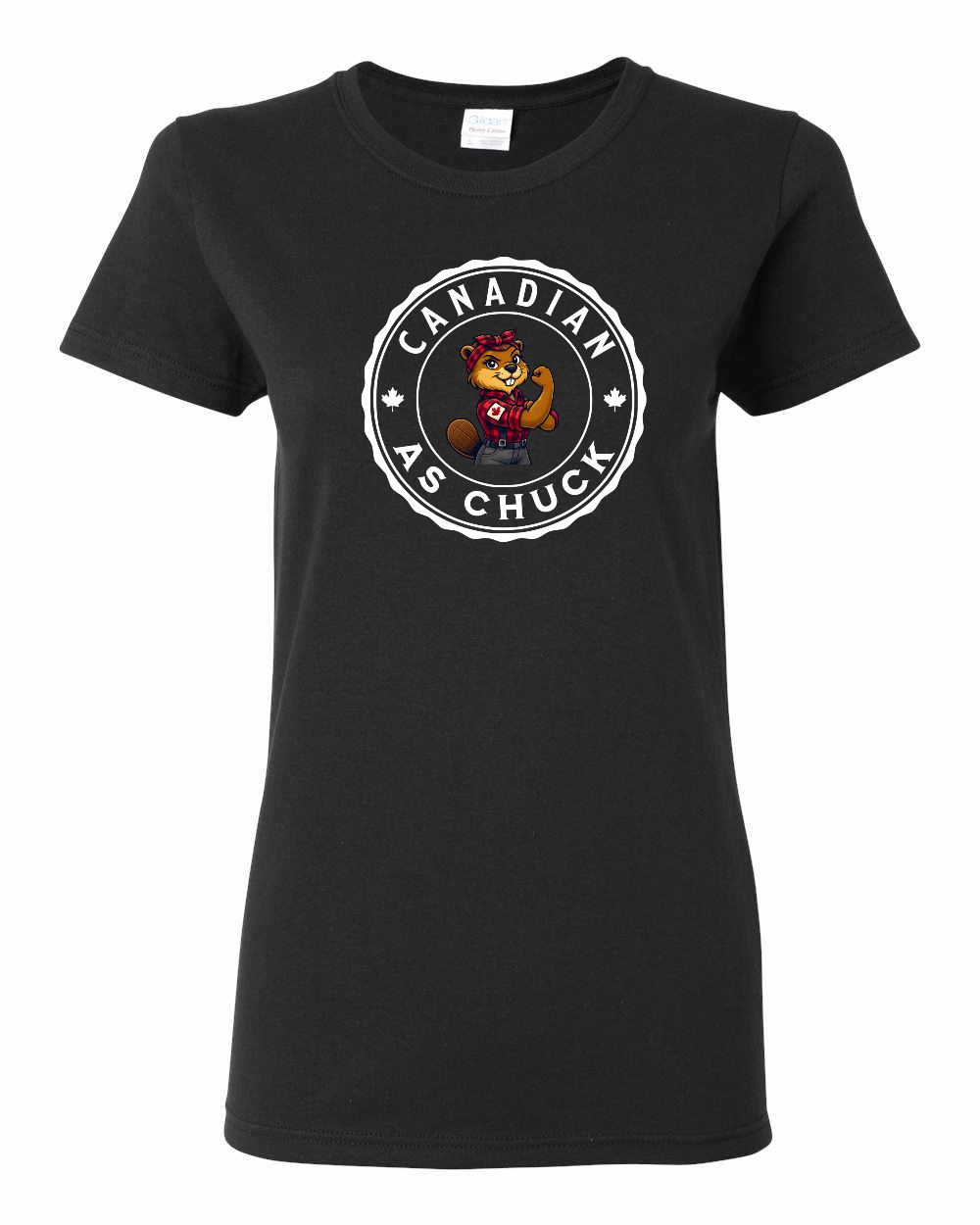 Canadian a Chuck Rosie Flex Full Front Women's Tee - Gildan Canada (sewn Internationally)
