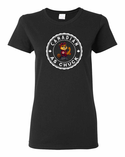 Canadian a Chuck Rosie Flex Full Front Women's Tee - Gildan Canada (sewn Internationally)