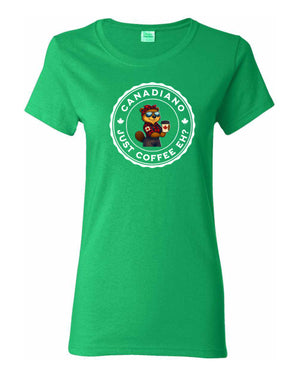 Canadiano Just Coffee eh! Rosie Sunglasses  Women's Tee