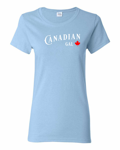 Canadian Gal Full Front Women's Tee - Gildan Canada (sewn Internationally)