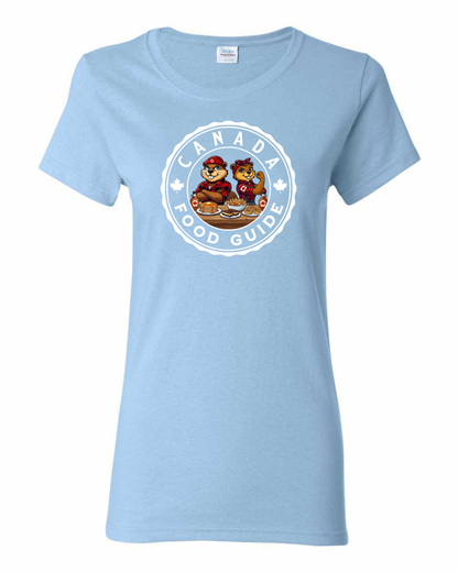 Canada Food Guide Full Women's Tee - Gildan Canada (sewn Internationally )