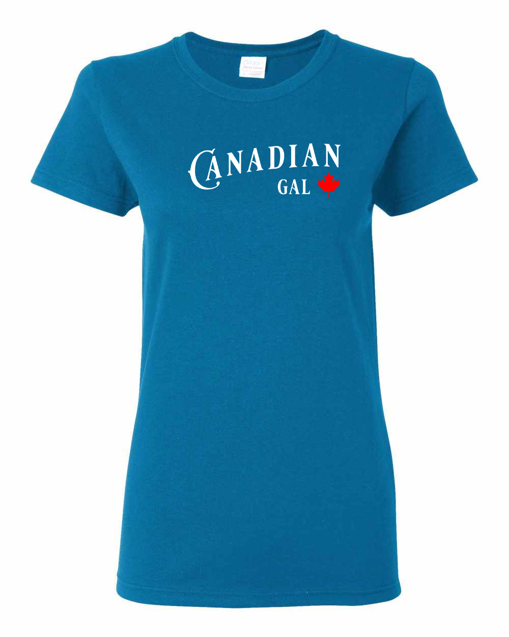 Canadian Gal Full Front Women's Tee - Gildan Canada (sewn Internationally)