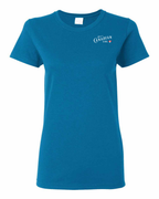 Just a Canadian Girl Heart Flag Left Chest Women's Tee