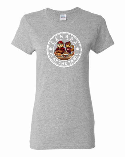 Canada Is At The Table Full Women's Tee