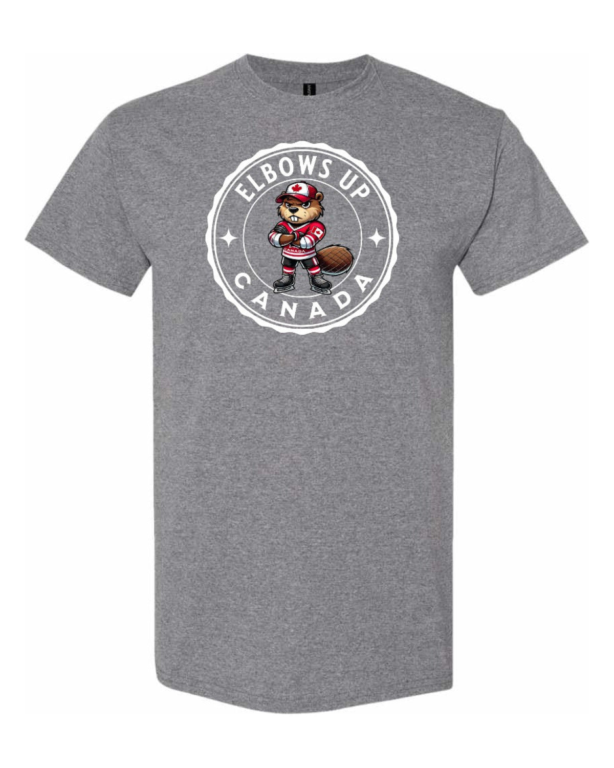 Elbows Up Hockey Beaver Men's Tee