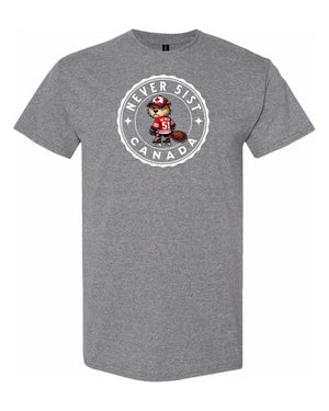 Never 51st Beaver Mens Men's Tee