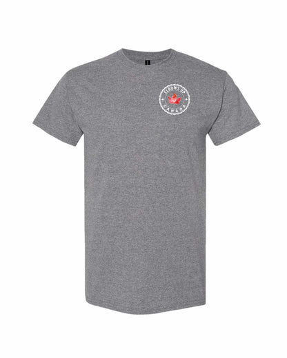 Elbows up Leaf Left Chest Men's Tee - Gildan Canada (sewn Internationally)