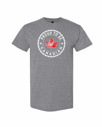 Proud to be Canadian Leaf Tee - Gildan Canada (sewn Internationally)