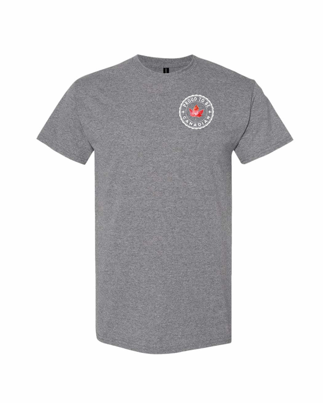 Proud to be Canadian Leaf Men's Tee - Gildan Canada (sewn Internationally)