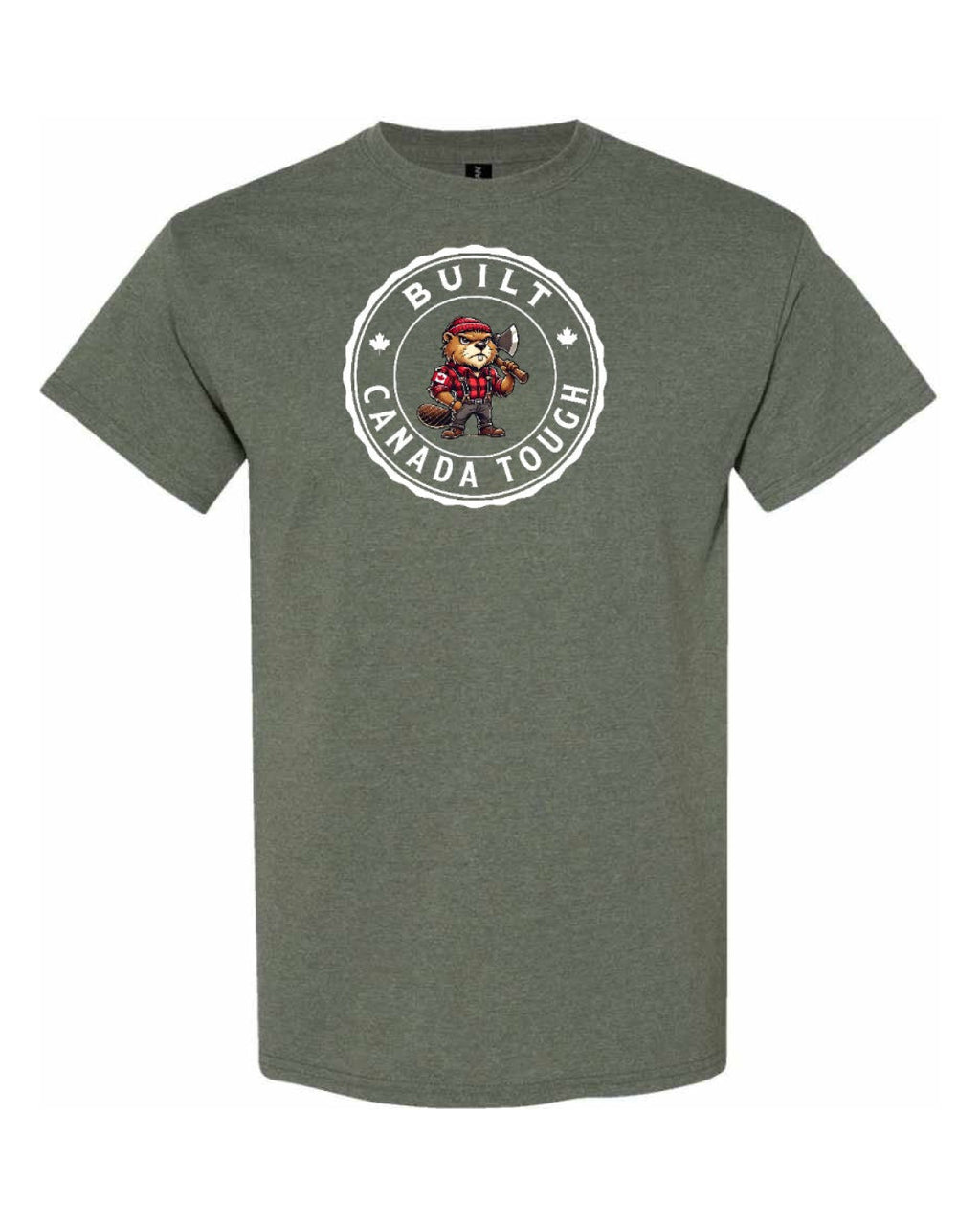 Built Canada Tough Male Beaver  Men's Tee