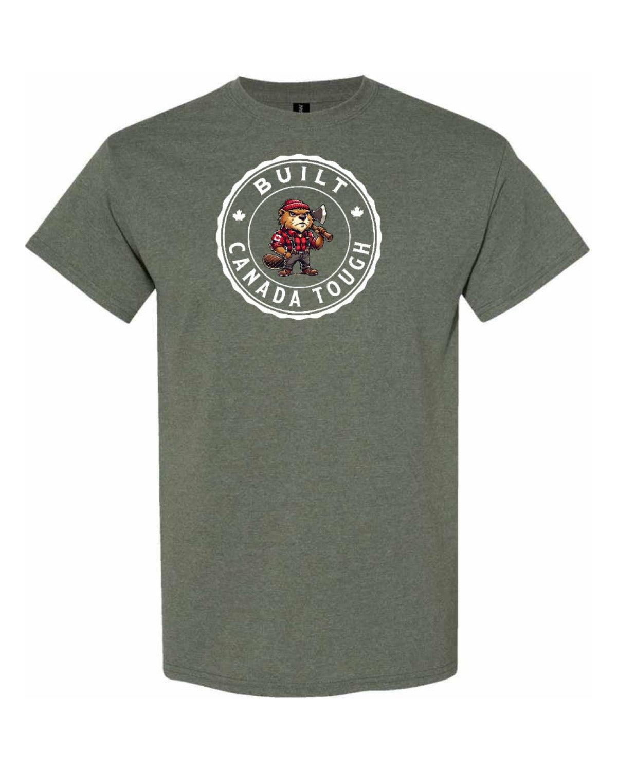 Built Canada Tough Male Beaver  Men's Tee