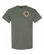 Calm Cool Canadian Leaf Left Chest & Back Men's Tee