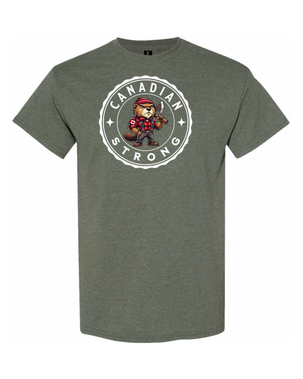 Canadian Strong Beaver  Men's Tee
